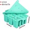 Popsicles Molds, Silicone ice Pop Mold Food Grade Cakesicles Mold For ice Cream 50 Popsicle Sticks 50 Popsicle Bag (Blue, 12 Cavities)